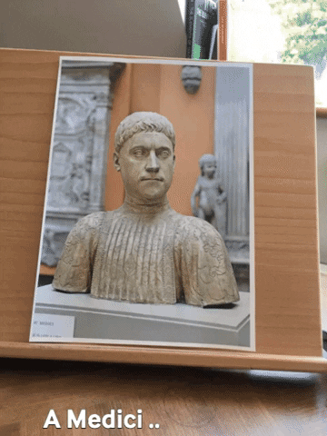 awayfromthegrain giphygifmaker drawing head medici GIF