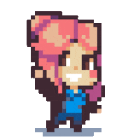 video game girl Sticker by Metarupx