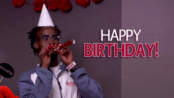 MSUMoorhead celebrate happy birthday hat dragons GIF