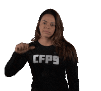 P9 Thumbs Down Sticker by CFP9