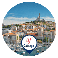 alliancefrancaisedechicago travel alliance francaise learn french francophone Sticker