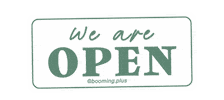Order Now We Are Open Sticker by Booming Plus