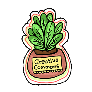 Go Green Creative Commons Sticker by Florens Debora