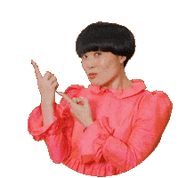 Click This Way Sticker by Atsuko Okatsuka