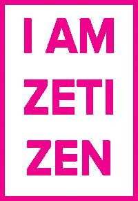 Zetizen design photography writing journalism Sticker
