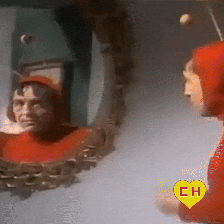 Chapulin Colorado Mirror GIF by Grupo Chespirito