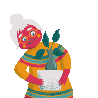 Happy Woman Sticker