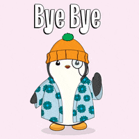 Bye Bye Goodbye GIF by Pudgy Penguins