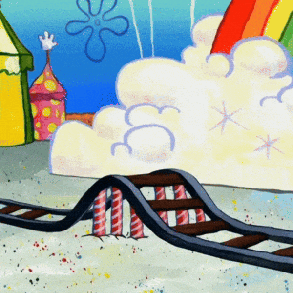 Overreacting Roller Coaster GIF