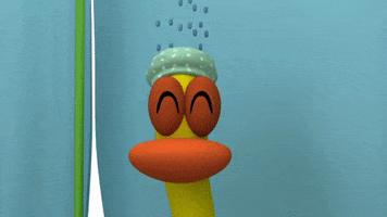 Shower Agua GIF by Pocoyo