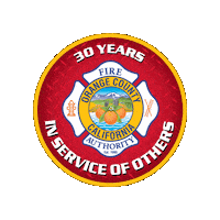 Ocfireauthority Sticker by OCFA