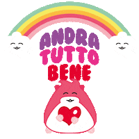 Everything Will Be Ok Love Sticker by hamsta.world