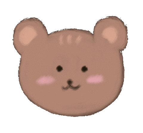 Happy Bear Sticker