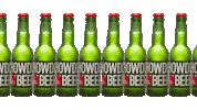 HOWDOBeer beer bier bottles pep Sticker