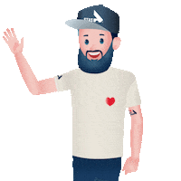 stastrailers waving transport trucker stas Sticker