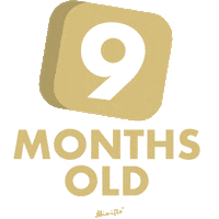 mimifloph baby milestone mimiflo months old Sticker