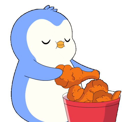 Hungry Fast Food Sticker by Pudgy Penguins