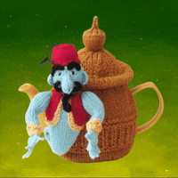 Genie In A Bottle GIF by TeaCosyFolk