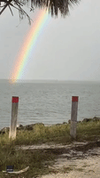 Florida Woman in Awe After Spotting 'End' of Double Rainbow