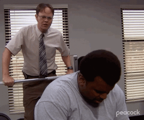 Working Out Season 8 GIF by The Office
