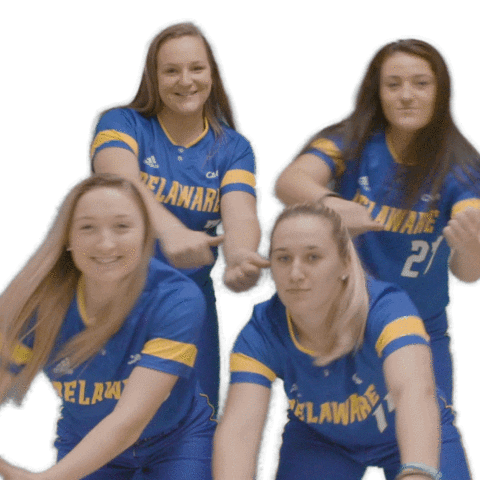 dance team Sticker by Delaware Blue Hens