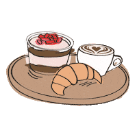 Coffee Breakfast Sticker by Yoghurt Barn