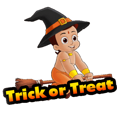 Halloween Ghost Sticker by Chhota Bheem