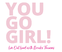 Yougogirl Sticker by Brooke Thomas