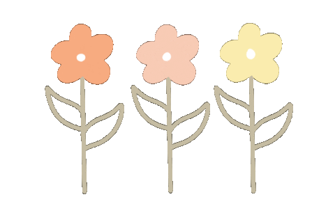 bymimithi pink flower flowers yellow Sticker