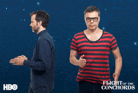 flight of the conchords: live in london GIF by HBO