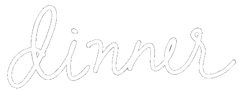 Lettering Dinner Sticker