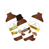 DailywellOzora green cheers yellow leaf Sticker