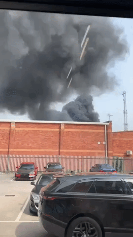 Multiple Explosions Reported in Derby City Centre as Sky Fills With Black Smoke
