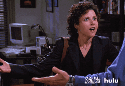 cant believe it elaine benes GIF by HULU