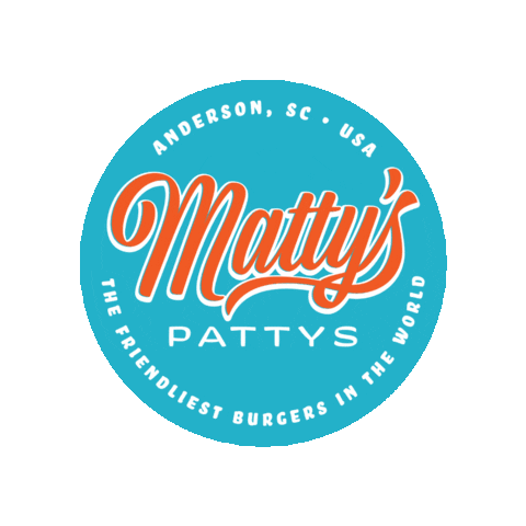 Burger Anderson Sticker by Matty's Pattys