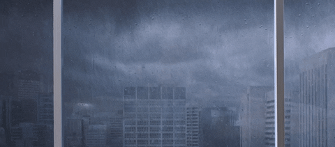 rain pouring GIF by Good Deed Entertainment