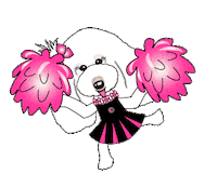 Charlotte Poodle Sticker