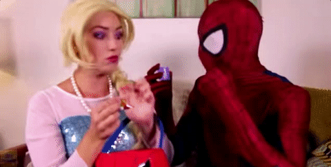 spiderman GIF by Webs & Tiaras