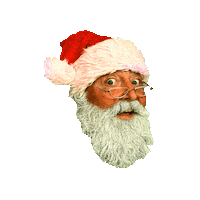 Santa Claus Yes Sticker