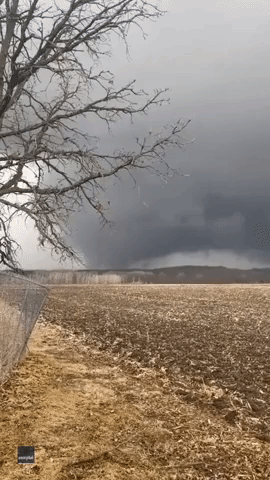 Tornado Touches Down Southwest of Des Moines