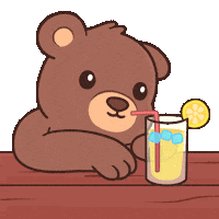 Teddy Bear Waiting Sticker by BEARISH