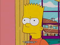 angry bart simpson GIF