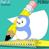 Penguin Studying GIF by Pudgy Penguins
