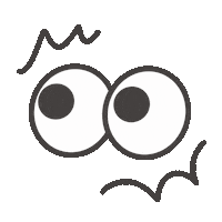 驚嚇 傻眼 Sticker
