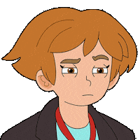 Shocked Esther Sticker by NETFLIX