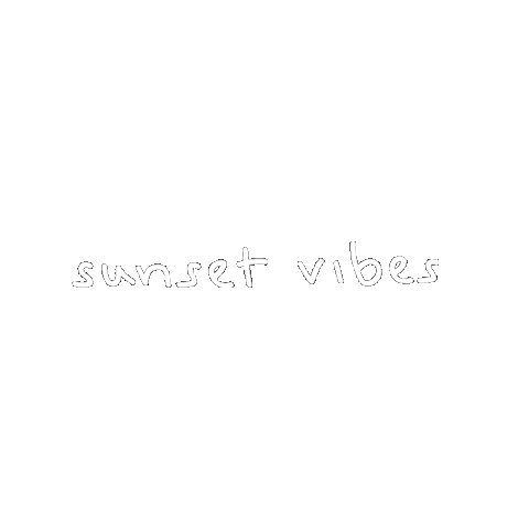 vibes sunset font sunsetvibes degel Sticker