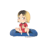 ansoen_b game haikyuu kenma ansoen Sticker