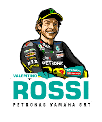 islahuddinm motogp rider vale rossi Sticker