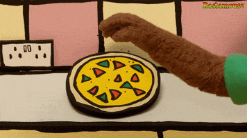salt bae pizza GIF by Rastamouse