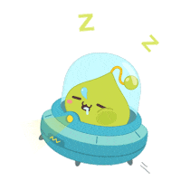 Tired Night Sticker by maplestory_tw